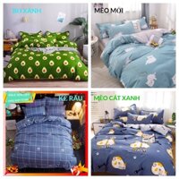 Bộ 3 Món Ga Gối Cotton Poly Mềm Mịn Thoáng Mát Nhiều Mẫu Mới  [TH]