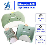Bộ 3 món gối tựa lưng  gối bụng mèo  mền ngủ văn phòng cao cấp A - giao ngẫu nhiên