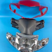 Bộ 3 món ốp đầu Sirius Hello 2005 - 2006 nhựa ABS gồm: ốp đầu, gáy và pha đèn kèm bóng