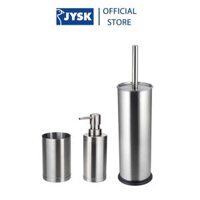 Bộ 3 món phụ kiện phòng tắm | MEDLE | nhựa PP/inox | màu inox]
