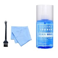 Bộ 3 Món Vệ Sinh Làm Sạch Màn Hình Máy Tính, Laptop (Bình xịt, khăn lau, chổi quét bụi)