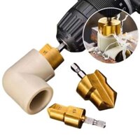 Bộ 3 Mũi Khoan Khoét Lỗ Ống Nhựa Đa Năng Tráng Titan Chuôi Lục Giác