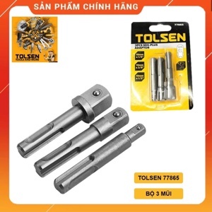 Bộ 3 mũi khoan nối đầu típ Tolsen 77865
