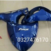 Bộ 3 nhựa võ đầu đèn, mặt nạ xe FUTURE 1 xanh mực zin Honda