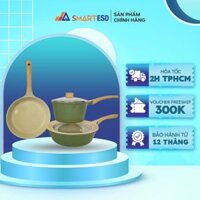 Bộ 3 nồi chảo từ Ecoramic Avocado (20cm Yangko-24cm Fry Pan-28cm Wok Pan IH)