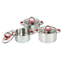 Bộ 3 nồi inox cao cấp Happycook Aries HC06AR