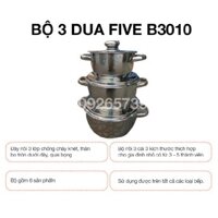 Bộ 3 Nồi Inox DUA Five B3010