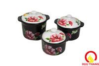 Bộ 3 nồi sứ cao cấp Royalcooks Santa Rosa RC-SET03