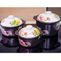 BỘ 3 NỒI SỨ ROYALCOOKS SANTA ROSA IHRC-SET03