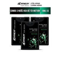 Bộ 3 Nước hoa bỏ túi Xmen for Boss Motion 18ml/chai