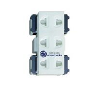 Bộ 3 Ổ Cắm 2 Chấu Có Màn Che, 250VAC - 16A WNV138307W Panasonic
