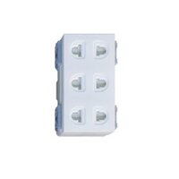 Bộ 3 ổ cắm 2 chấu có màn che dòng Wide Panasonic WEV138307SW