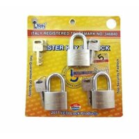 Bộ 3 ổ khóa YETI 60mm - Hàng Chính Hãng