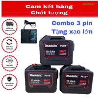 bộ 3 pin 20cell cho máy xiết bulong makita chân phổ thông 4cm 2000N.m, sạc makita Shop máy CH
