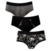 Bộ 3 quần chíp cotton nam ASOS (họa tiết hoa văn)