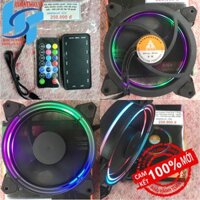 Bộ 3 Quạt - Fan case Golden Field Ray 1 RGB Fancy LED giao hưởng và bộ hub điều khiển đa chế độ LED