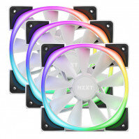 Bộ 3 quạt tản nhiệt cho case NZXT AER RGB 2 Series 120mm Triple Starter White (HF-2812C-TW )