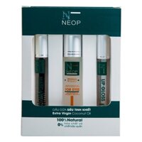 Bộ 3 Sản Phẩm Dầu Dừa Siêu Tinh Khiết Mascara, For Eyes, Lip Gloss NEOP