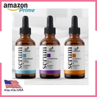 Bộ 3 Serum dưỡng da Vitamin C + Retinol + Hyaluronic Art Naturals 30ml USA