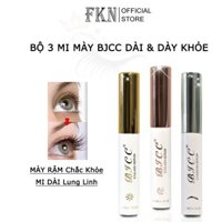 Bộ 3 serum dưỡng mi, dưỡng mày toàn diện BJCC - Dưỡng mi mày chắc khỏe, dài, cong vút hiệu quả nhanh