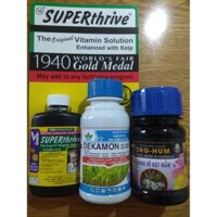 BỘ 3 SIÊU PHẨM KÍCH RỄ CỰC NHANH- superthrive 60ml +dekamon+org hum (100ml/chai)