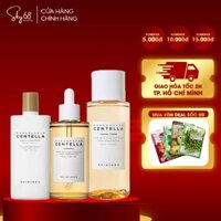 Bộ 3 SP Giảm Mụn, Kiềm Dầu Chiết Xuất Rau Má Skin1004 Madagascar Centella (Toner 210ml + SR 100ml + KCN 50ml)