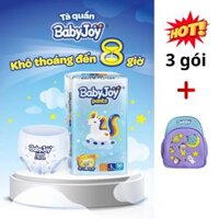 Bộ 3 Tã quần Bobby BabyJoy giá rẻ đủ size M/L/XL/XXL 50 Miếng