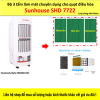 Bộ 3 tấm làm mát Cooling pad cho quạt điều hòa Sunhouse SHD-7722