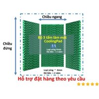 Bộ 3 tấm làm mát quạt hơi nước Kangaroo KG50F66 (tấm sóng nhỏ 4mm)
