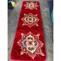 Bộ 3 thảm trải ghế gỗ cao cấp sang trọng chất liệu nỉ nhung dữ ấm tốt, THHH