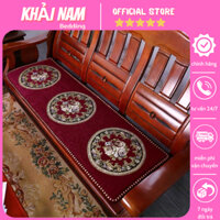 Bộ 3 Thảm Trải Ghế Gỗ Cao Cấp, Sang Trọng - Đệm Ghế - Thảm ghế tây âu