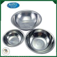 Bộ 3 thau inox Rainy cao cấp 20, 26, 32 cm - XTT-TTTHAU3