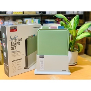 Bộ 3 thớt nhựa kháng khuẩn Lock&Lock kèm giá đỡ CSC251