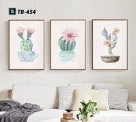 Bộ 3 Tranh Canvas Castus Pastel TB-454
