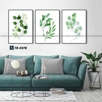 Bộ 3 Tranh Canvas Tropical Plant TB-597B