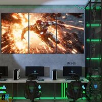 Bộ 3 Tranh Dán Tường Iron man,Trang Trí ,Tranh Treo Tường Decor Phòng Ngủ,Phòng Game
