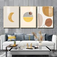 Bộ 3 Tranh Phòng Trẻ Em Decor Xưởng Tranh Tráng Gương Trang Trí Phòng Tiếp Khách A174389