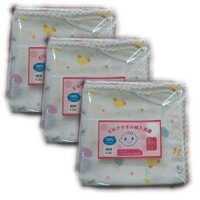 Bộ 3 túi khăn sữa 2 lớp xuất Nhật (32x32cm)