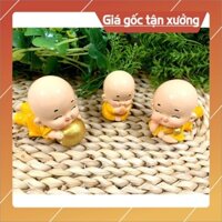 Bộ 3 tượng chú tiểu Tiên Đồng Tài Lộc Phúc Đức (Hình Thật - Video Thật)