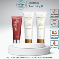 Bộ 3 Tuýp Gel Nâng Cơ Face And Body Yideliyan Cao Cấp Chính Hãng Kem Điêu Khắc Giảm Béo Thon Gọn Xóa Nhăn Chai 270g[CH]