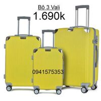 Bộ 3 vali H841 Vàng