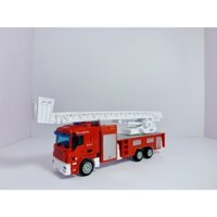 Bộ 3 xe cứu hỏa cho bé Xe thang, xe cứu hỏa, máy bay trực thăng chất liệu nhựa an toàn, không chứa chất độc hại