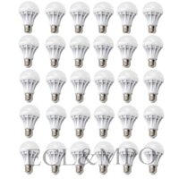 Bộ 30 bóng đèn LED BULB 5W (Ánh Sáng Vàng)