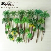 Bộ 30 Mô Hình Cây Dừa Mini Bằng Nhựa