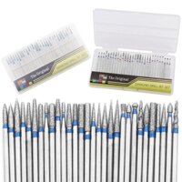 Bộ 30 mũi đá mài kim cương mũi chạm khắc độ mịn 180 Grit cán 2.35mm c82