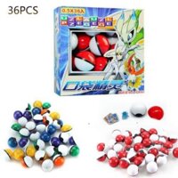 Bộ 36 Bóng Pokemon Go Phát Sáng- Set 36 bóng pokemon Go phát sáng dạ quang