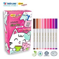 Bộ 36 bút lông màu pastel rửa được Thiên Long