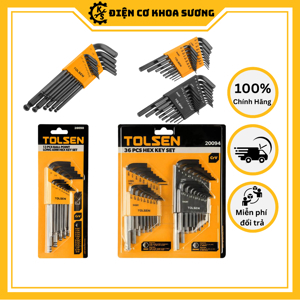 Bộ 36 lục giác hệ met và inch Tolsen 20094