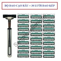 Bộ 36 Lưỡi Dao Cạo Râu Kép Và 1 Dao Cạo Râu