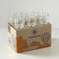 Bộ 36 ly nến hoa mai làm nến bơ cúng dường - Tặng kèm tim bấc nến, kim tuyến, kẹp ghim